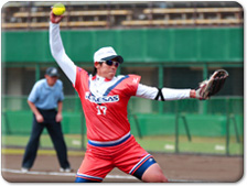 ルネサスエレクトロニクス高崎 上野由岐子選手