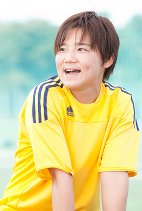 インタビューを受ける大野忍選手