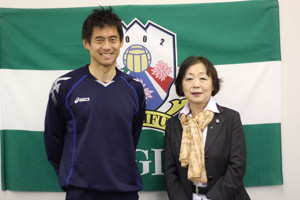 川口能活選手とひさこ先生
