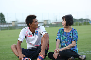 安英学選手とひさこ先生