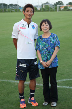 安英学選手とひさこ先生