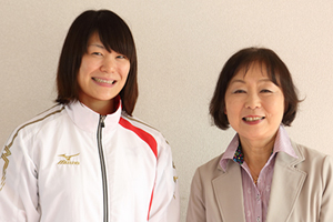 片桐選手とひさこ先生