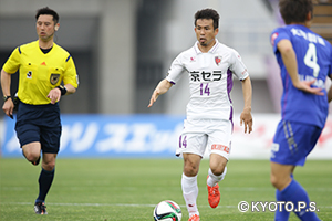 試合での山瀬選手