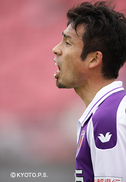 試合での山瀬選手