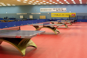 田中選手の仕事場