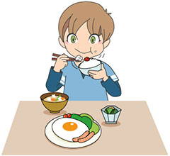 ご飯のススムおかずイラスト