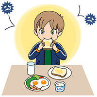 食事のイラスト