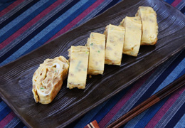 納豆入り卵焼き