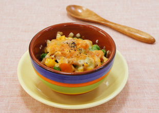 ツナと野菜のチーズ焼き