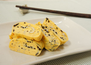しらすとひじきの卵焼き
