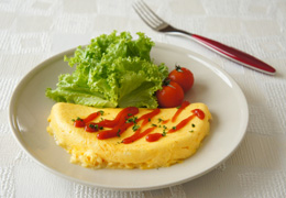 とろ～りチーズinオムレツ