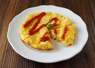 ごろごろ野菜のスパニッシュオムレツ