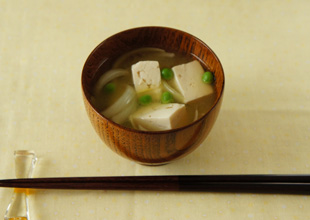 お豆の味噌汁