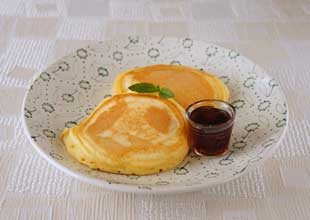 お豆腐ホットケーキ