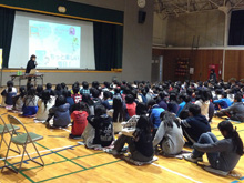 船橋市立二和小学校での食育授業